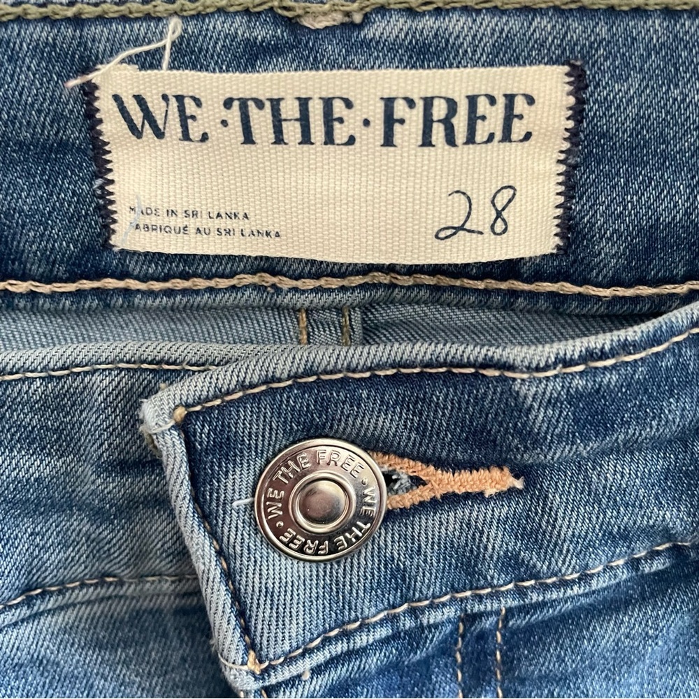Free People We The Free La Rosa Flare Jeans Bell Bottoms Size 28 - Picture 6 of 12